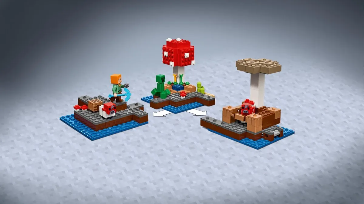 LEGO Minecraft Het Paddenstoeleiland 21129 - 247 Stenen