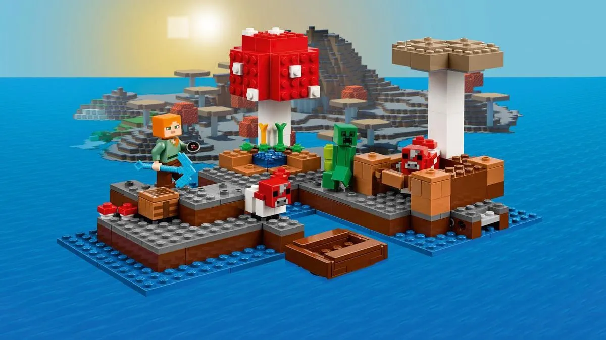 LEGO Minecraft Het Paddenstoeleiland 21129 - 247 Stenen