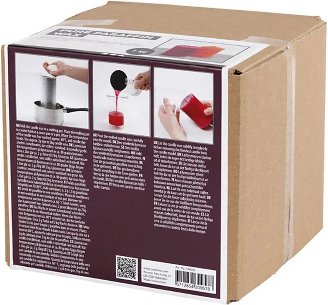 Creativ Company Paraffinewas 1kg - Transparant