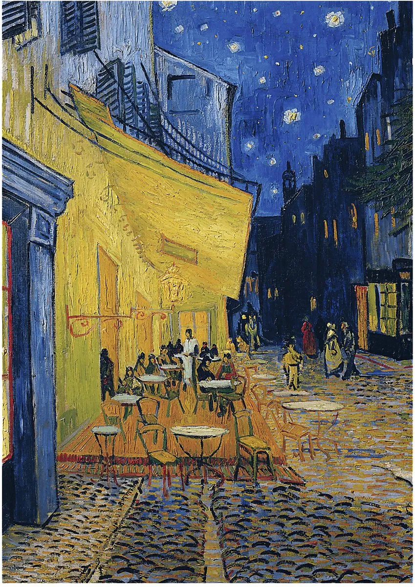 Trefl Puzzel Café Terrace at Night 1000 Stuks - Multicolor