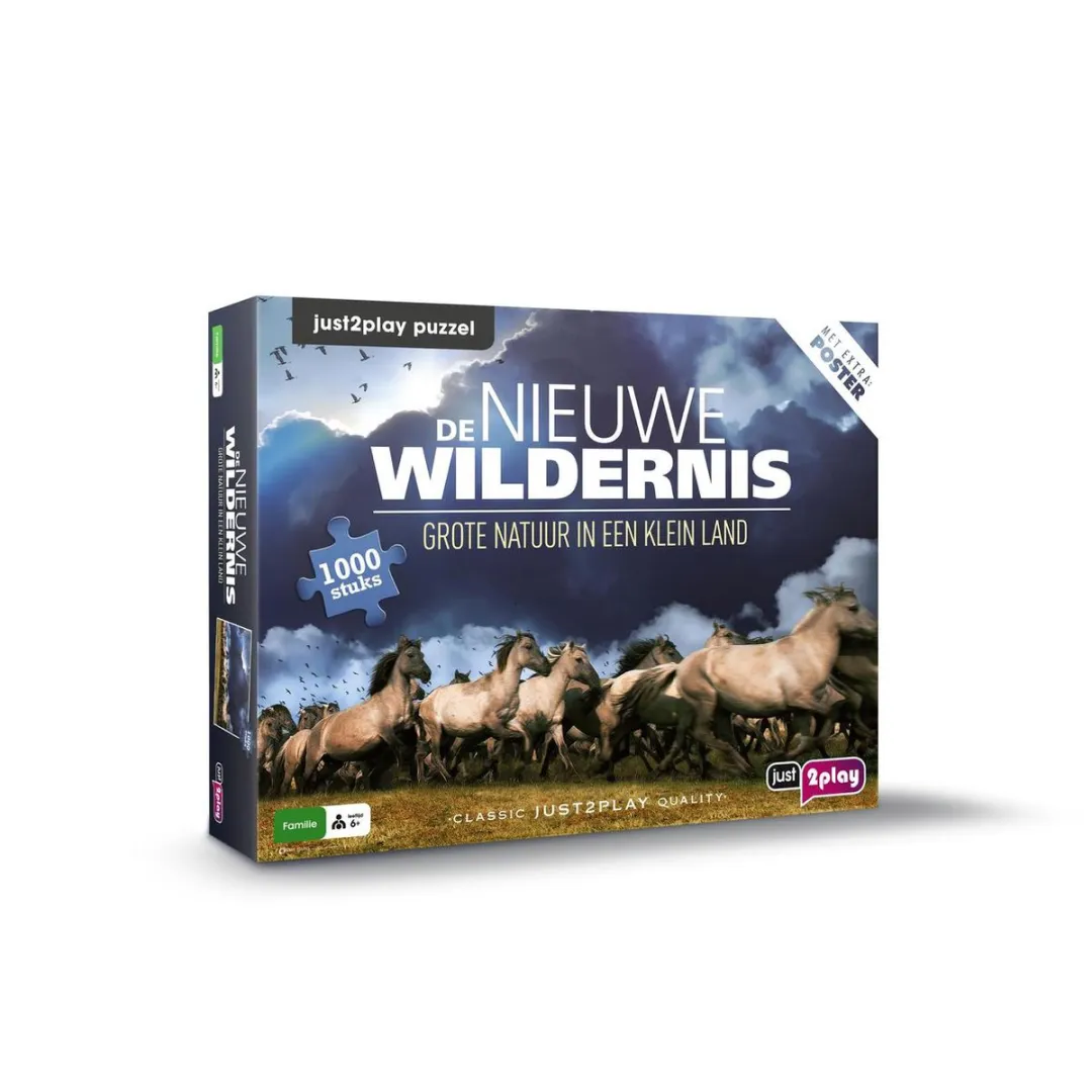 Just Games De Nieuwe Wildernis Paarden Legpuzzel 1000 Stuks