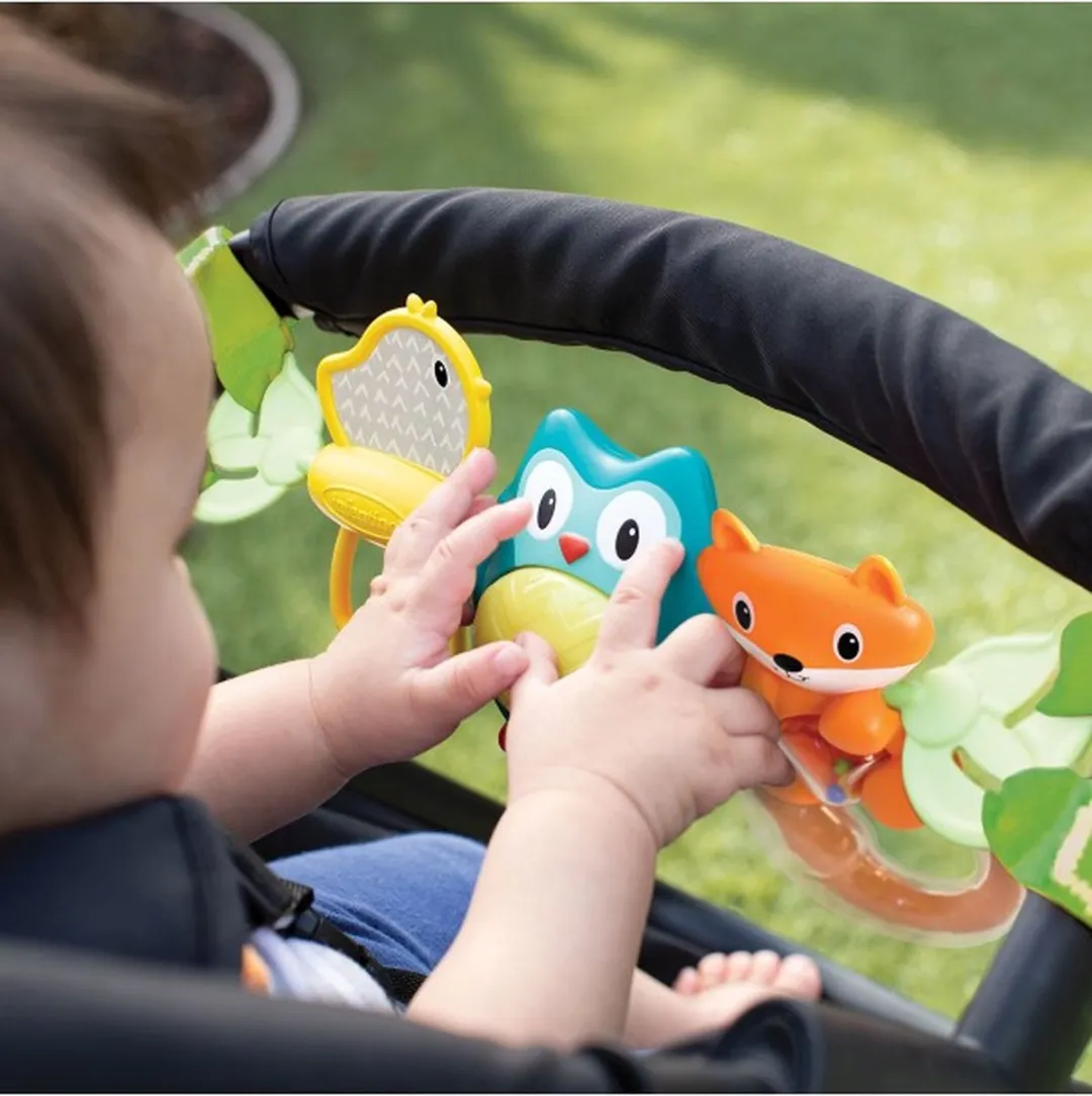 Infantino Musical Travel Activity Fox Autostoelspiraal - Multicolor - afbeelding 4 van 6