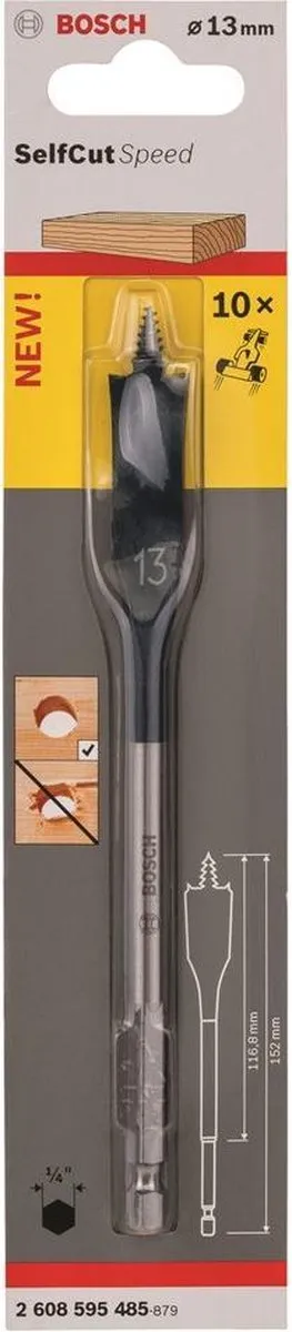Bosch Speedborenset Self Cut Speed 13x152mm
