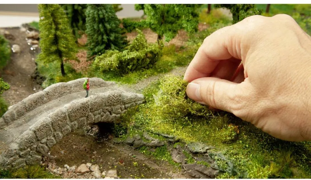 Noch 7311 Struik Beplanting Schaal 0 - Donkergroen