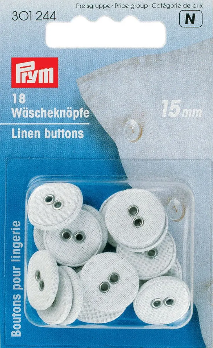 Prym Linnen Knopen 15mm