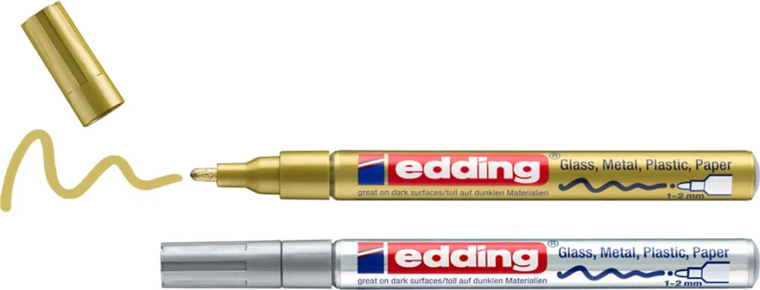 edding 751/2 Lakmarker Goud/Zilver