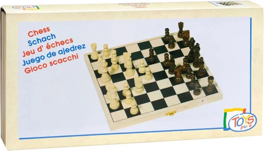 Goki HS040 Plooibaar Schaakbord 26x13cm