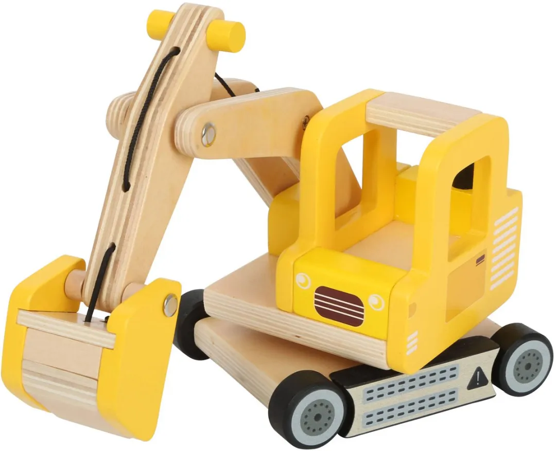 Small Foot Houten Graafmachine 12010 - Geel
