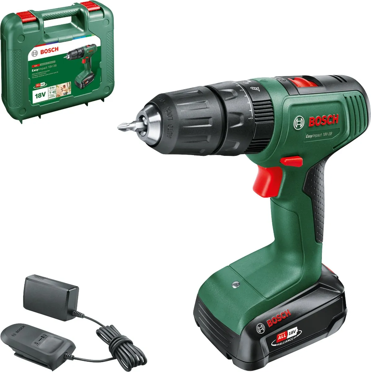 Bosch EasyImpact 18V-38 Accuklopboorschroevendraaier 18V