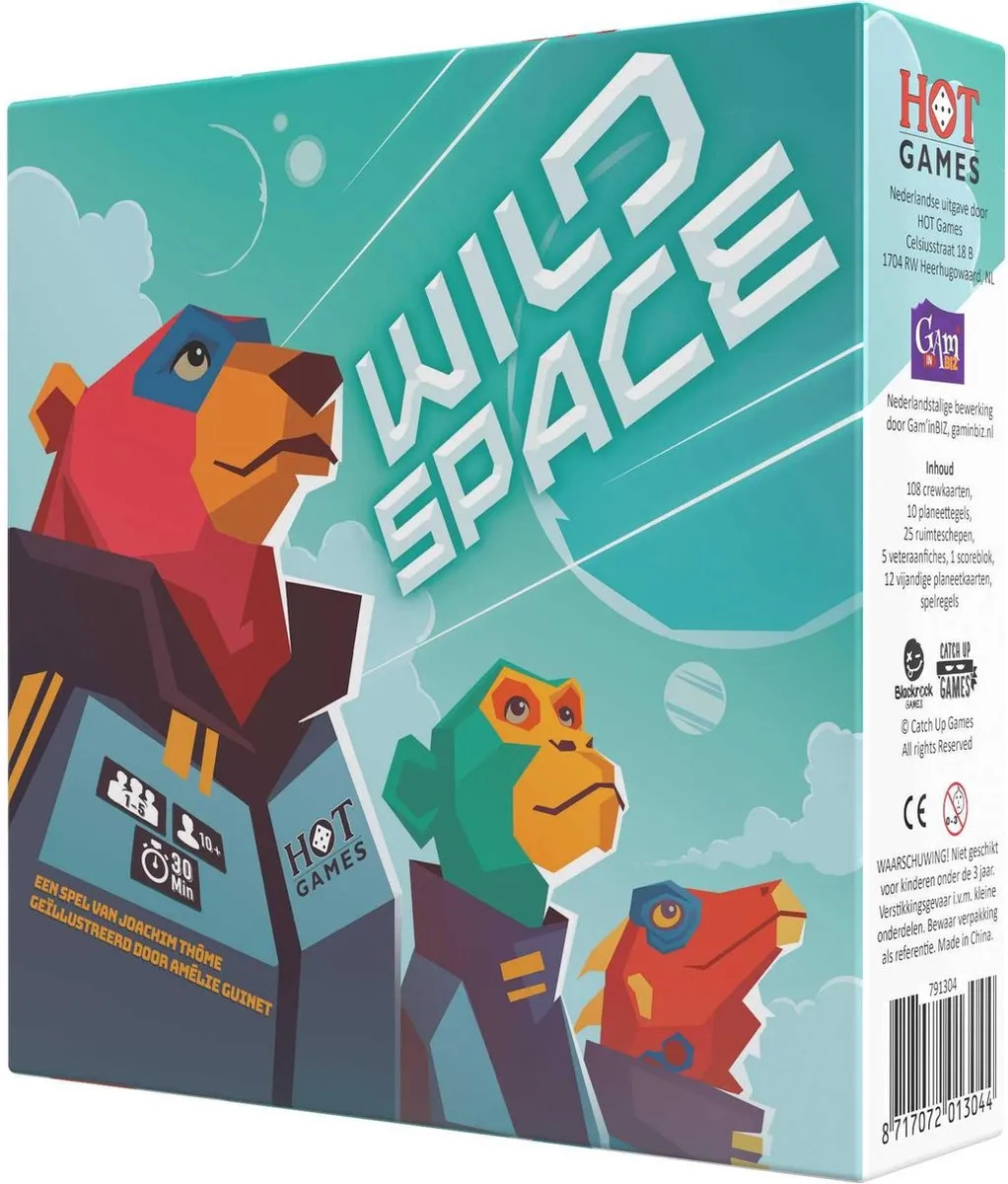 HOT Games Wild Space Kaartspel 791304 - 1-5 Spelers