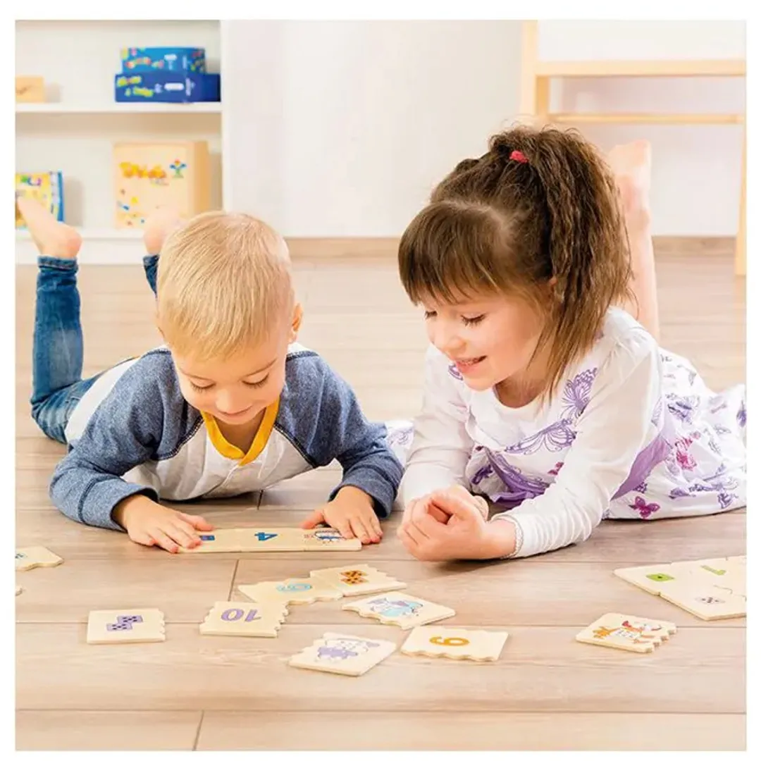 Beleduc Legpuzzel Cognito Nummers & Tellen 30 Stuks - Multicolor