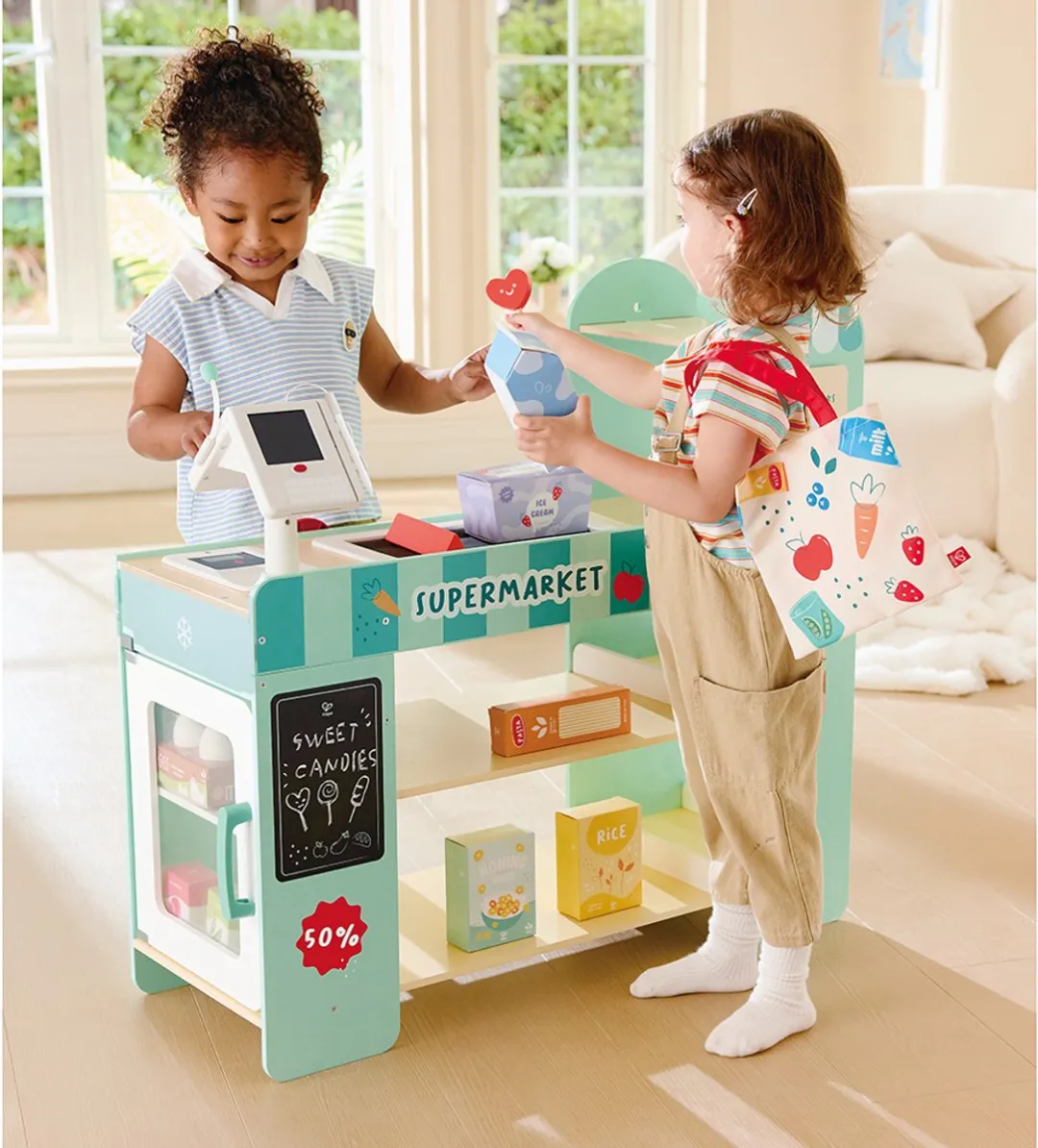 Hape Houten Winkeltje - Multicolor