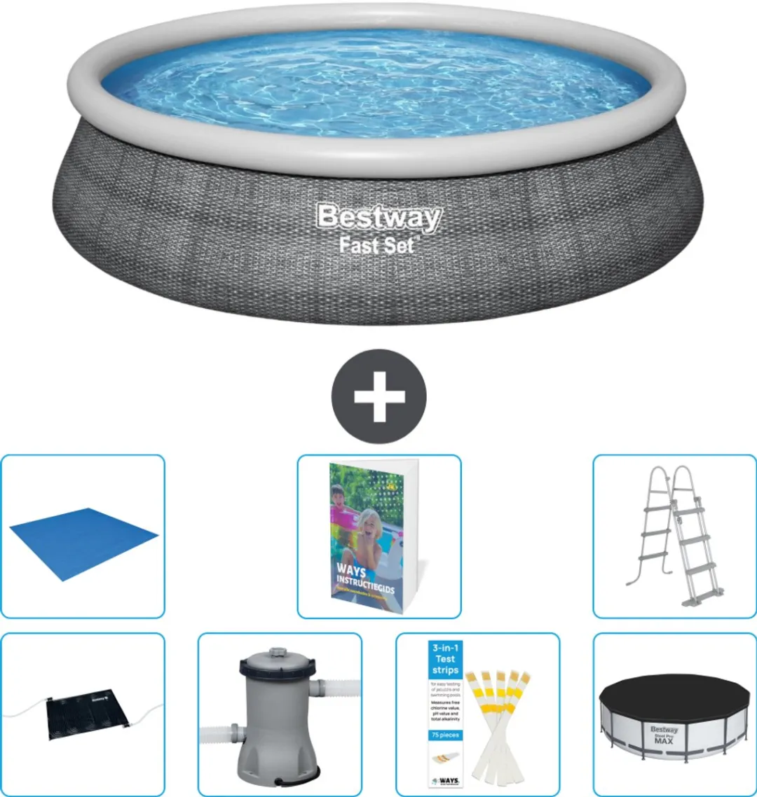 Bestway Fast Set Zwembad 457cm