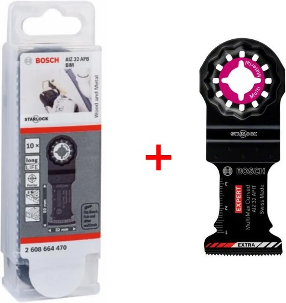 Bosch Zaagbladset AIZ 32 APB - 10 Stuks - Hout/Metalen
