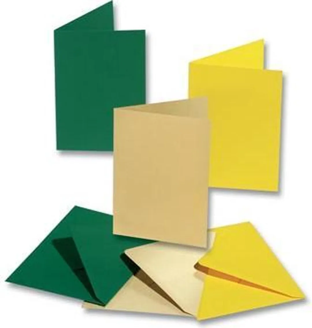 Folia Wenskaarten 10,5x15cm Wit