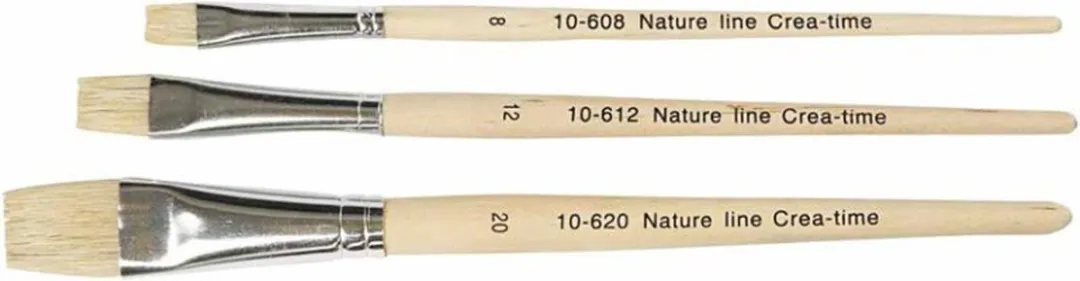 Creativ Company Nature Line Kwasten Set - 3 Stuks