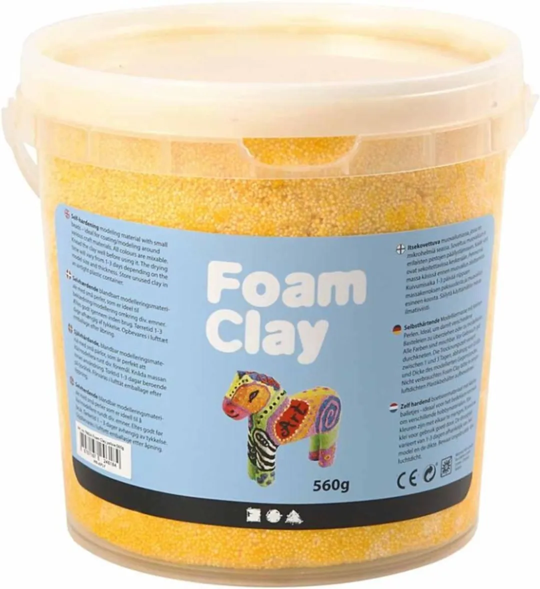 Foam Clay Klei - 560 Stuks Geel