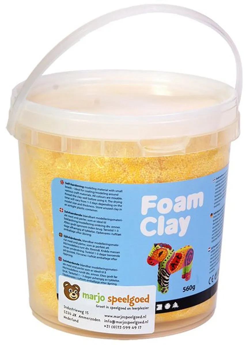 Foam Clay Klei - 560 Stuks Geel