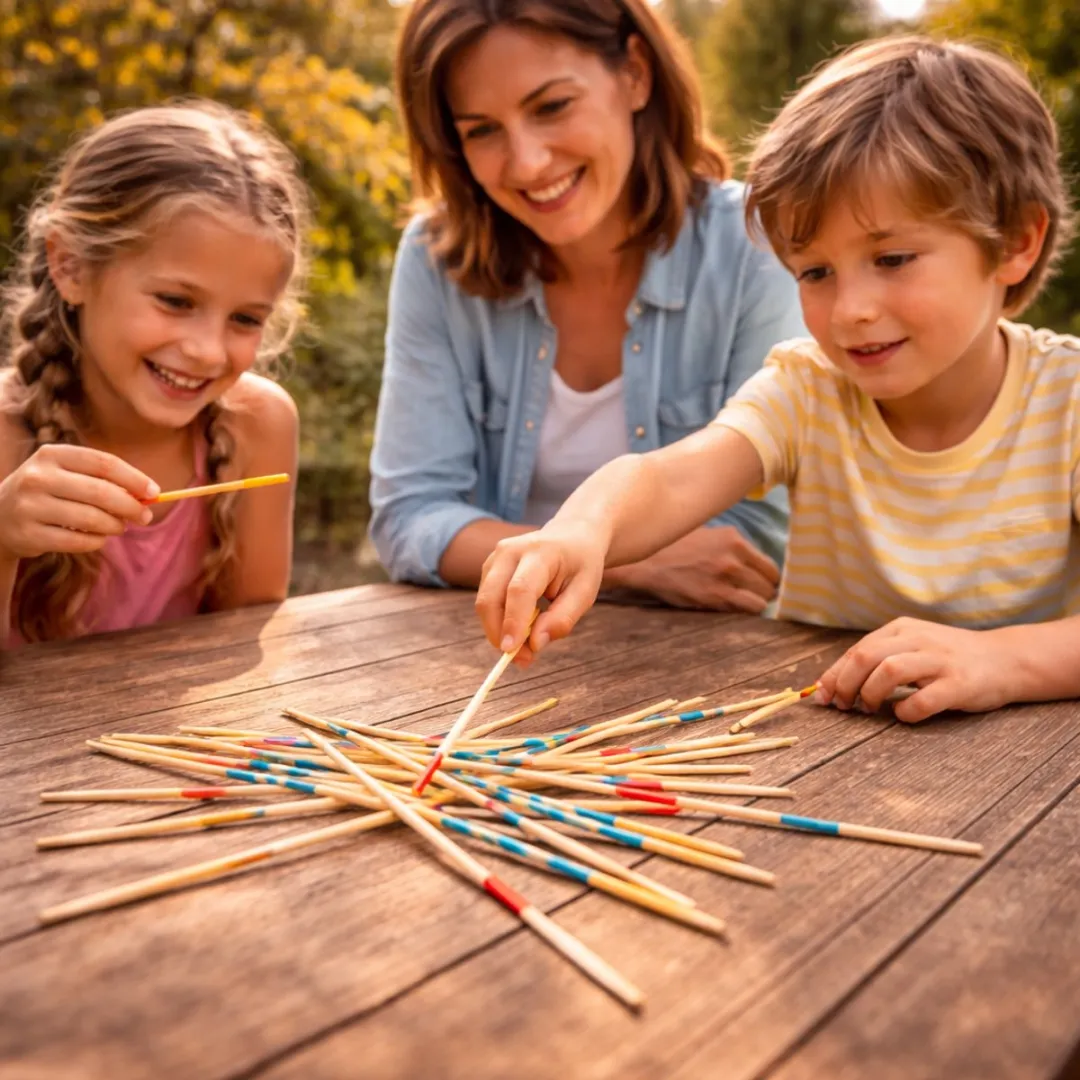 Lifetime Games Mikado XL - Spel - 31 Stokken - Gezelschapsspellen Kinderen en Volwassenen - FSC Keurmerk