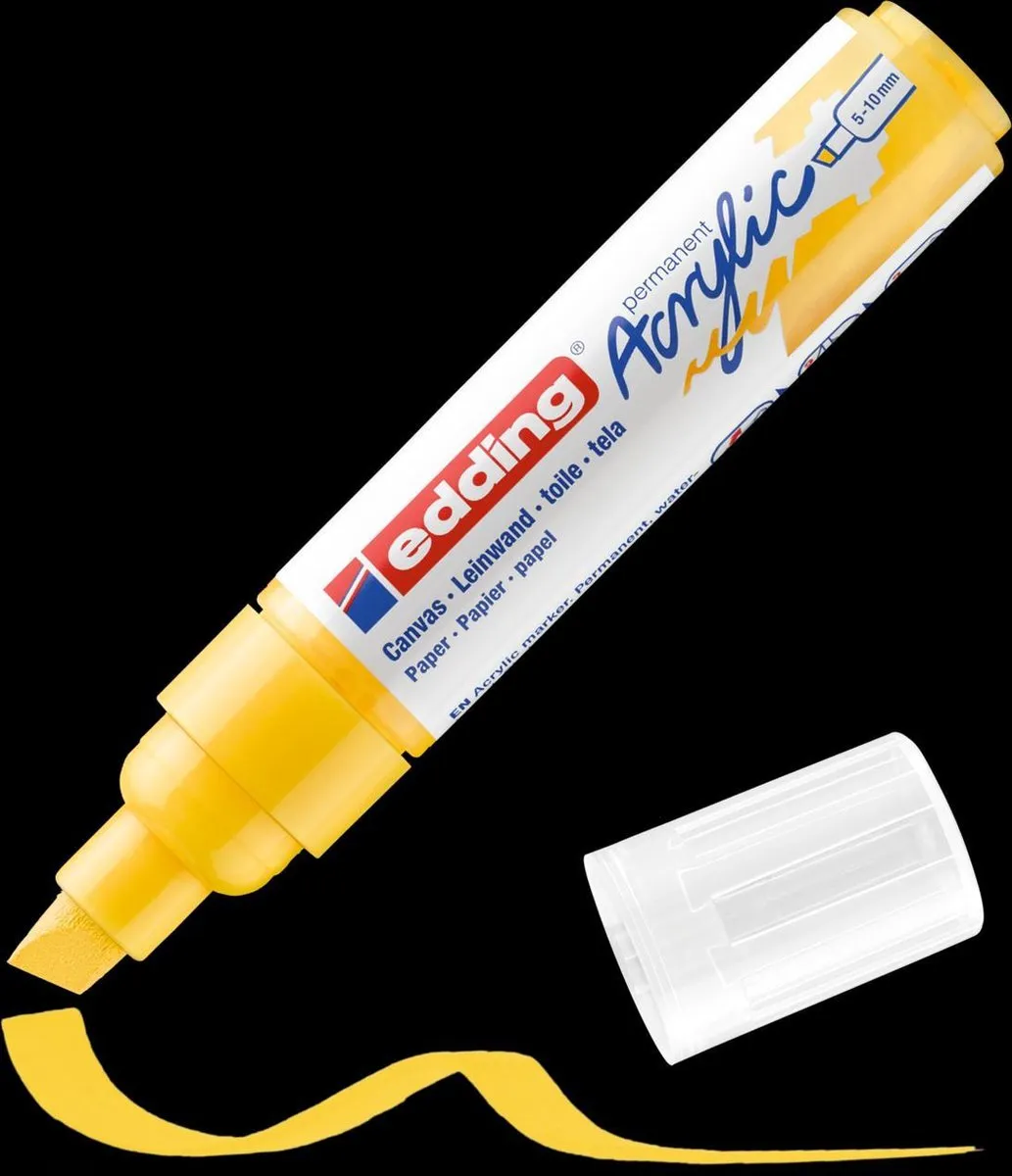 edding 5000 Acrylmarker - 905 Verkeersgeel