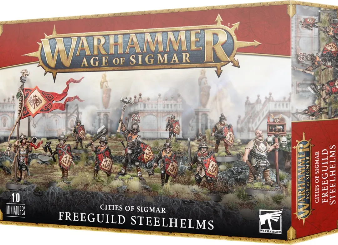 Games Workshop Cities of Sigmar Freeguild Steelhelms 96 Stuks