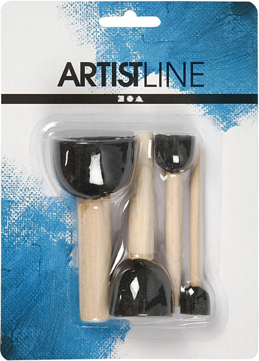 Creativ Company Foam Tamponeerstokjes - 4 Stuks