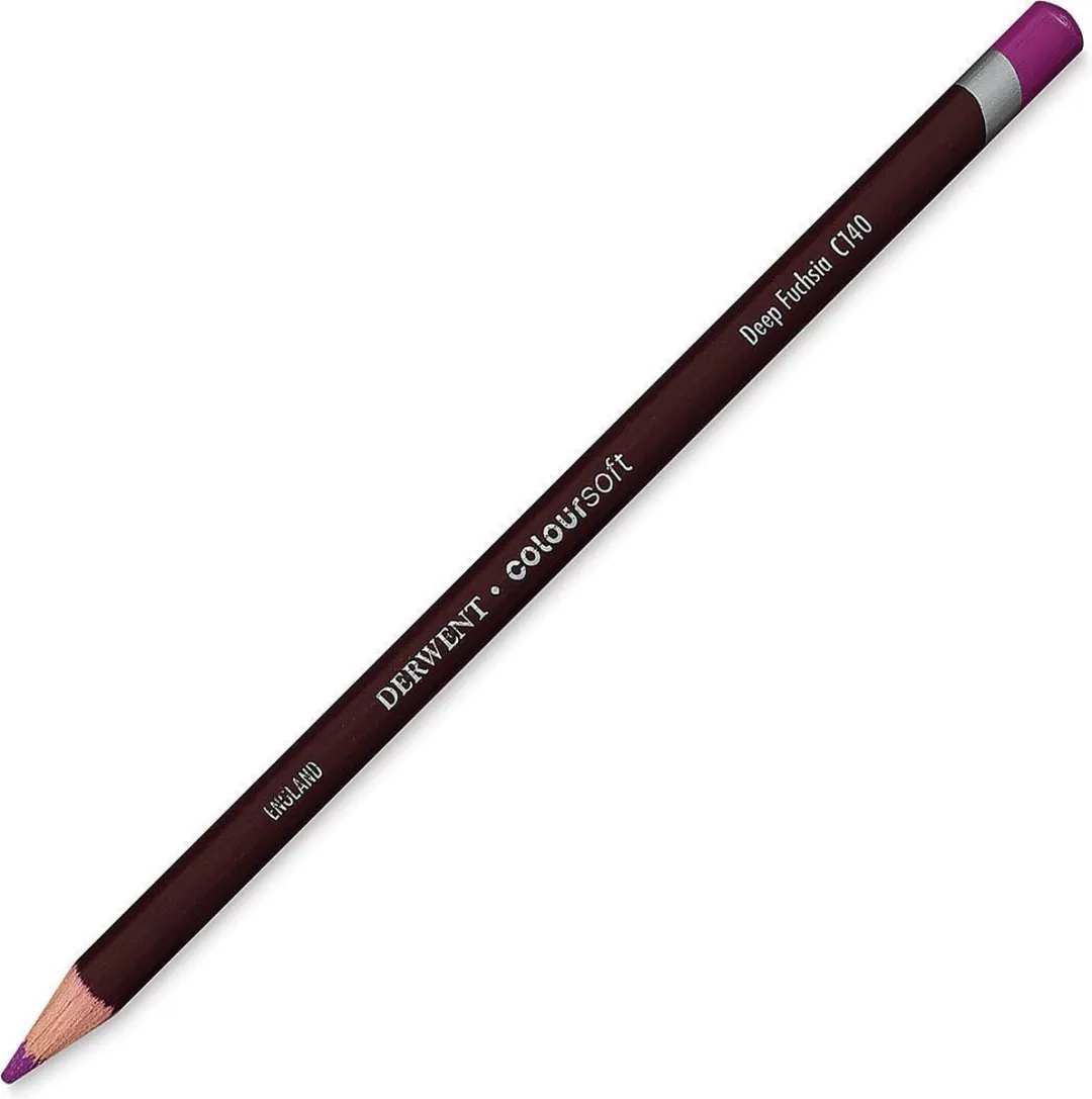 Derwent Coloursoft Potlood Deep Fuchsia C140