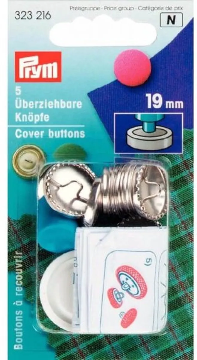 Prym Stofknoop 19mm Gouddor - Matrijs