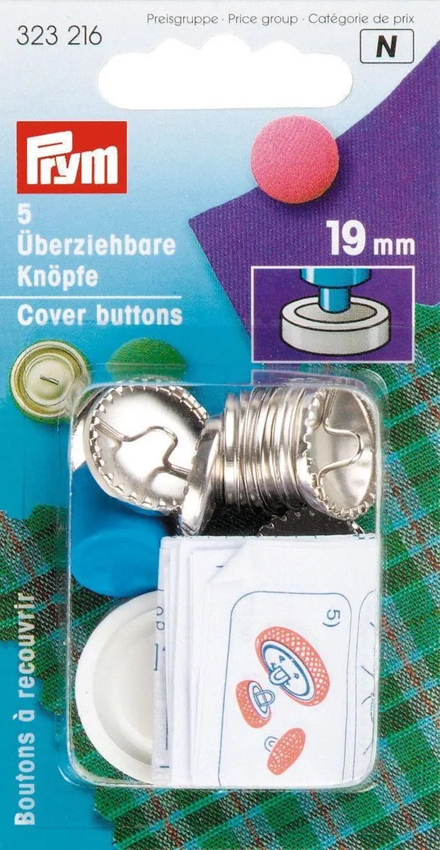 Prym Stofknoop 19mm Gouddor - Matrijs