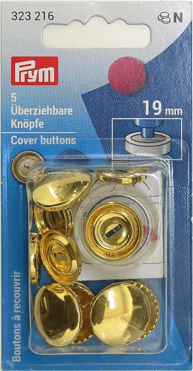 Prym Stofknoop 19mm Gouddor - Matrijs