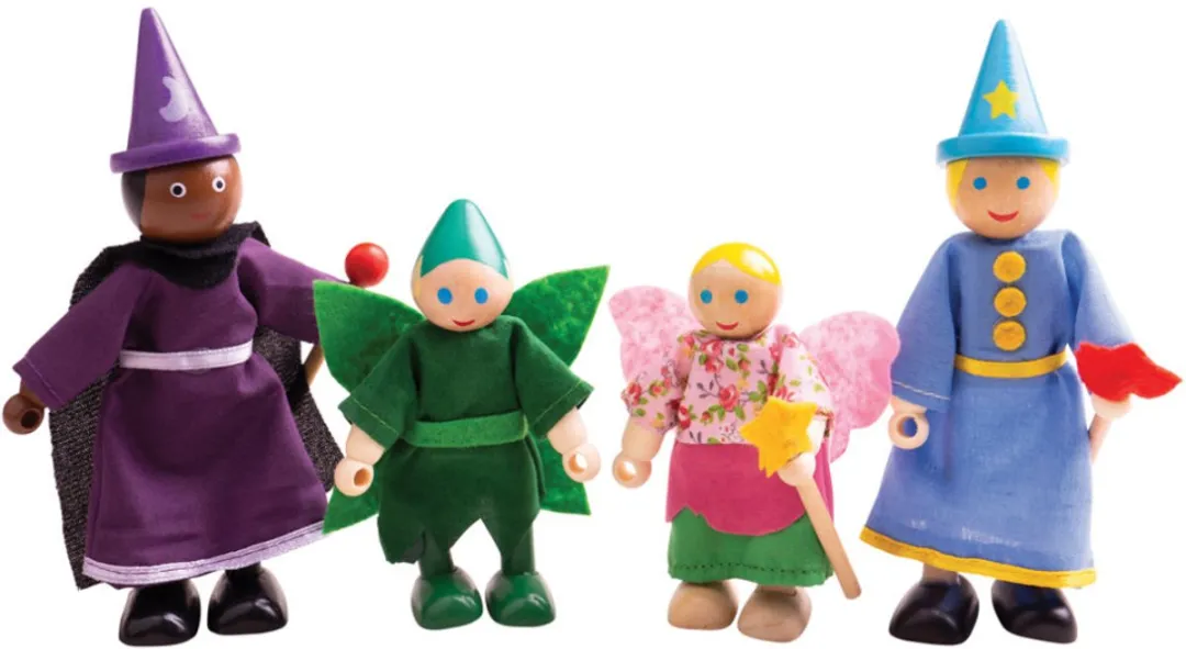 BIGJIGS Poppenhuispoppetjes Fantasiefiguren