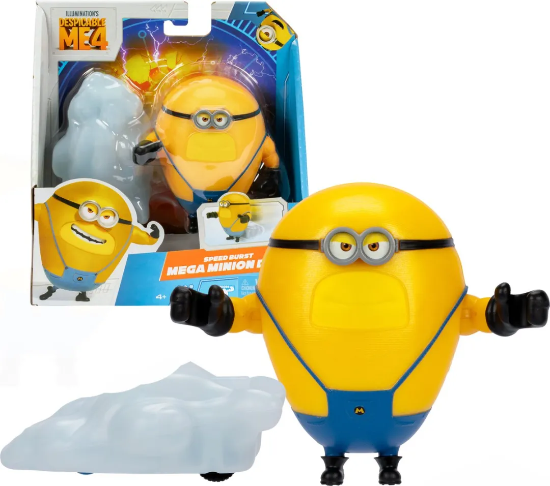 Moose Toys Despicable Me 4 Speed Burst Mega Minion Dave Actiefiguur