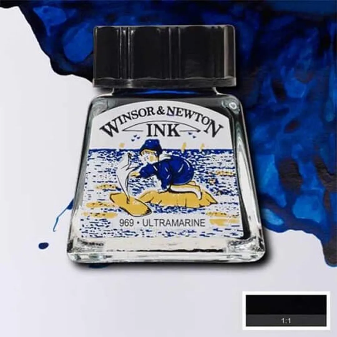 Winsor & Newton Drawing Ink Ultramarine 14ml