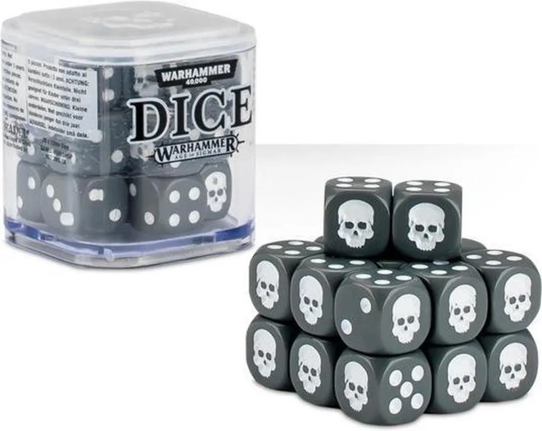 Games Workshop Warhammer Dice Grijs