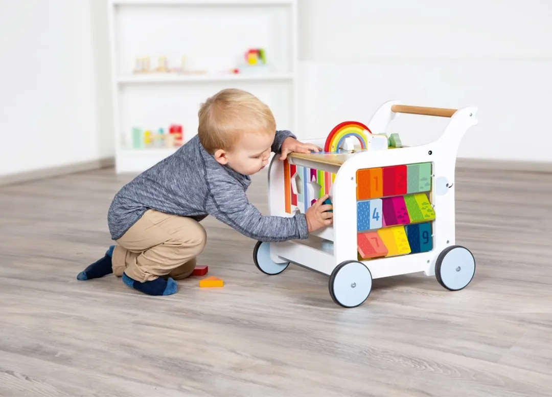 Small Foot Houten Baby Walker Bloemen 11607
