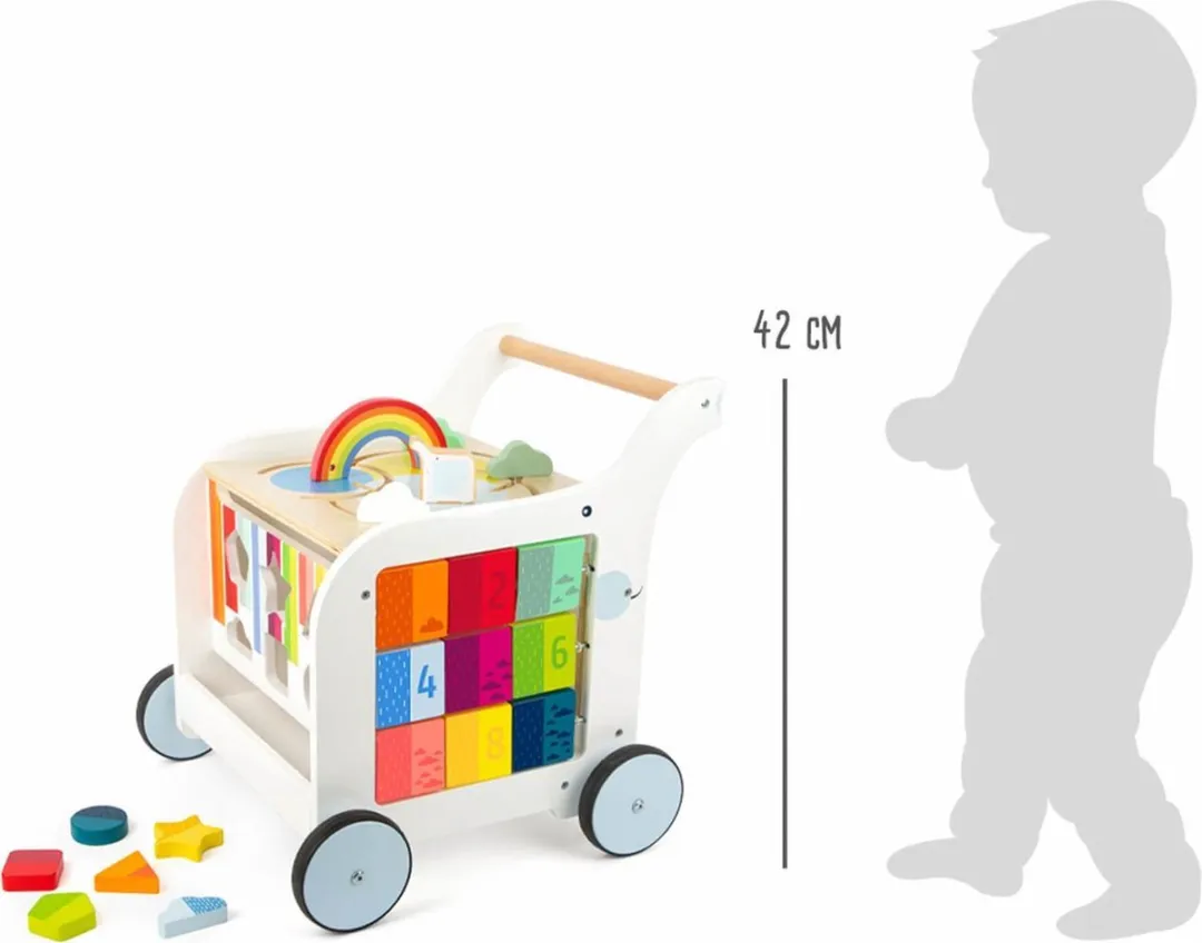 Small Foot Houten Baby Walker Bloemen 11607 - afbeelding 6 van 6