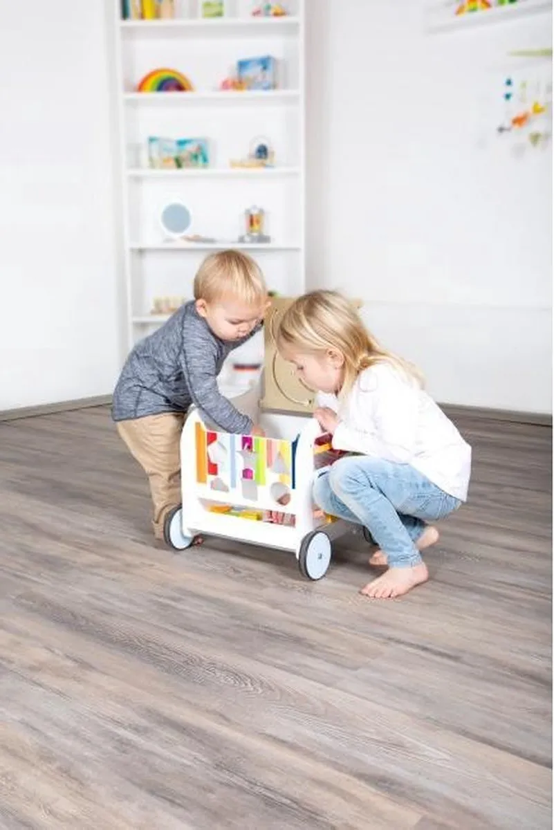 Small Foot Houten Baby Walker Bloemen 11607