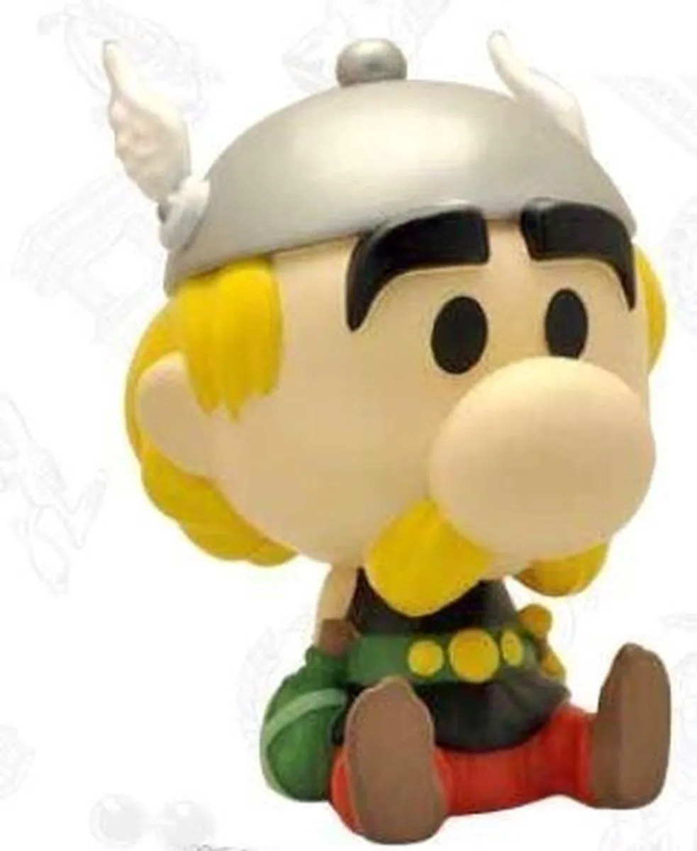 Plastoy Asterix & Obelix Chibi Asterix Spaarpot 12cm - Veelkleurig