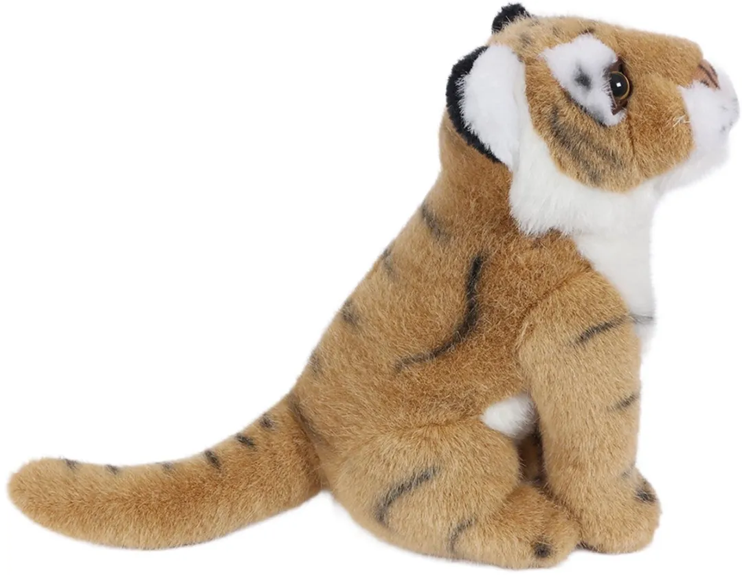 PIA Soft Toys Pluche Knuffeldier Tijger - 22 cm - Bruin