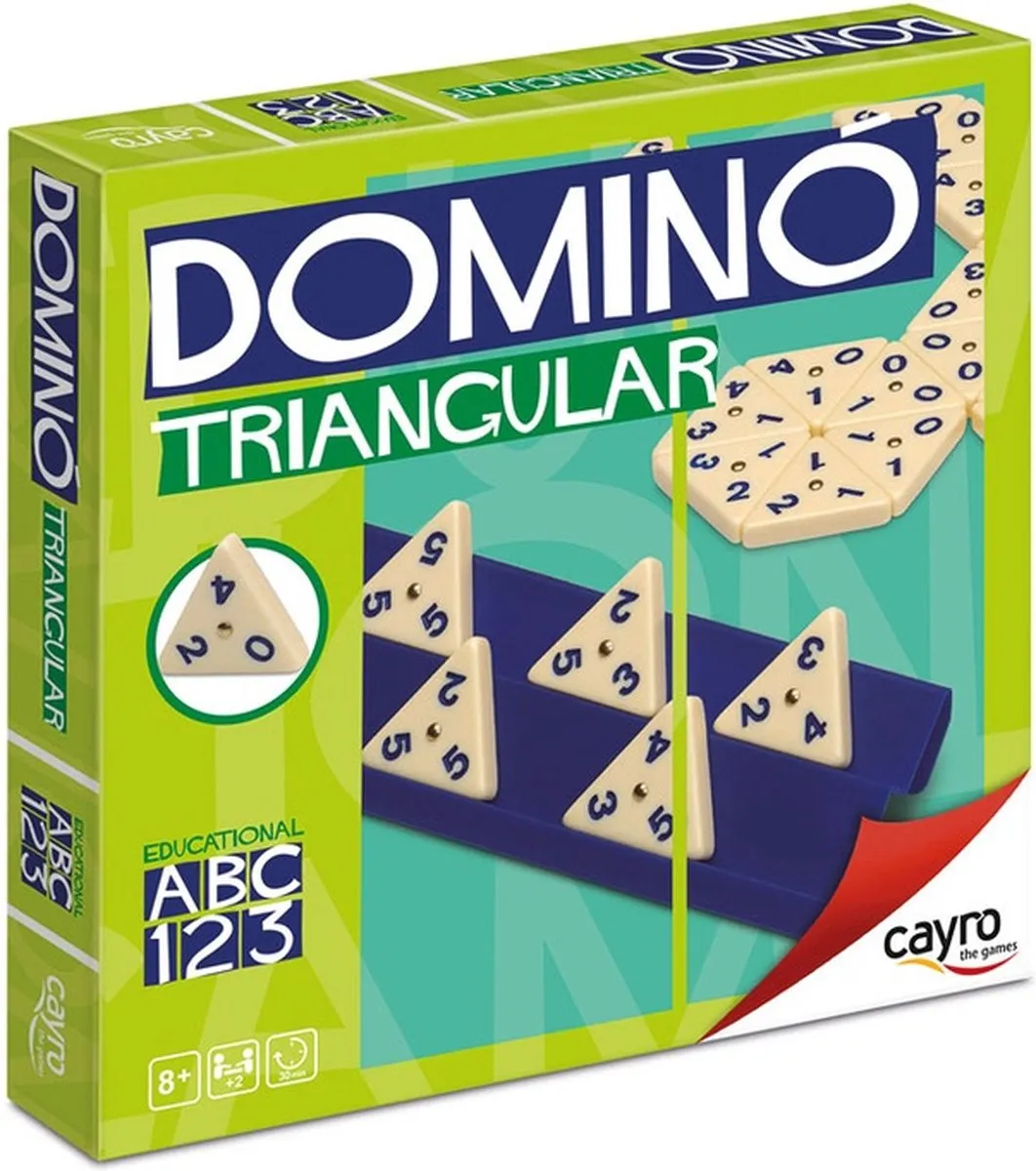 Cayro Triangular Domino Dominospel 02593