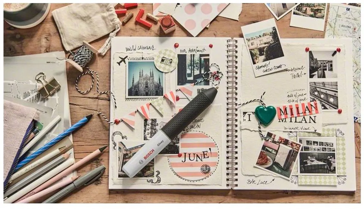 Bosch lijmpistool Gluey - Smoky grey