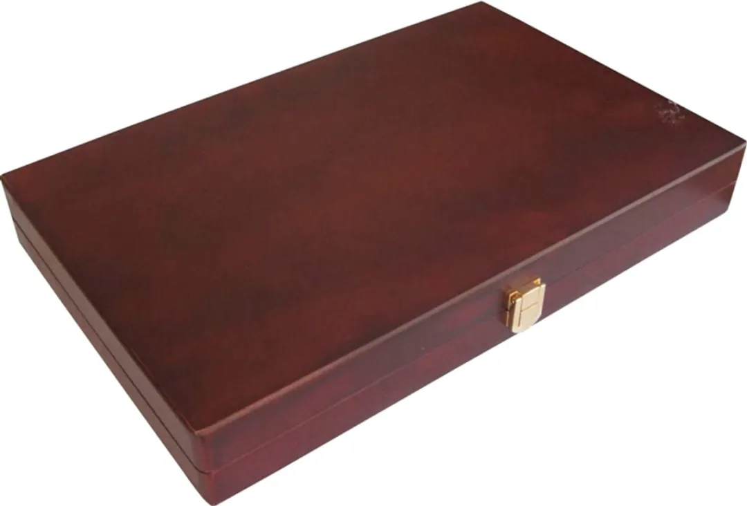 HOT Games Backgammon Koffer Hout - 35x23cm