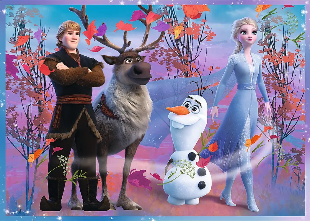 Trefl Frozen 4in1 Puzzelset 1000 Stuks - Multicolor