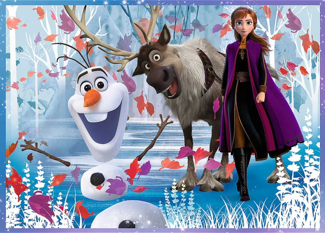 Trefl Frozen 4in1 Puzzelset 1000 Stuks - Multicolor