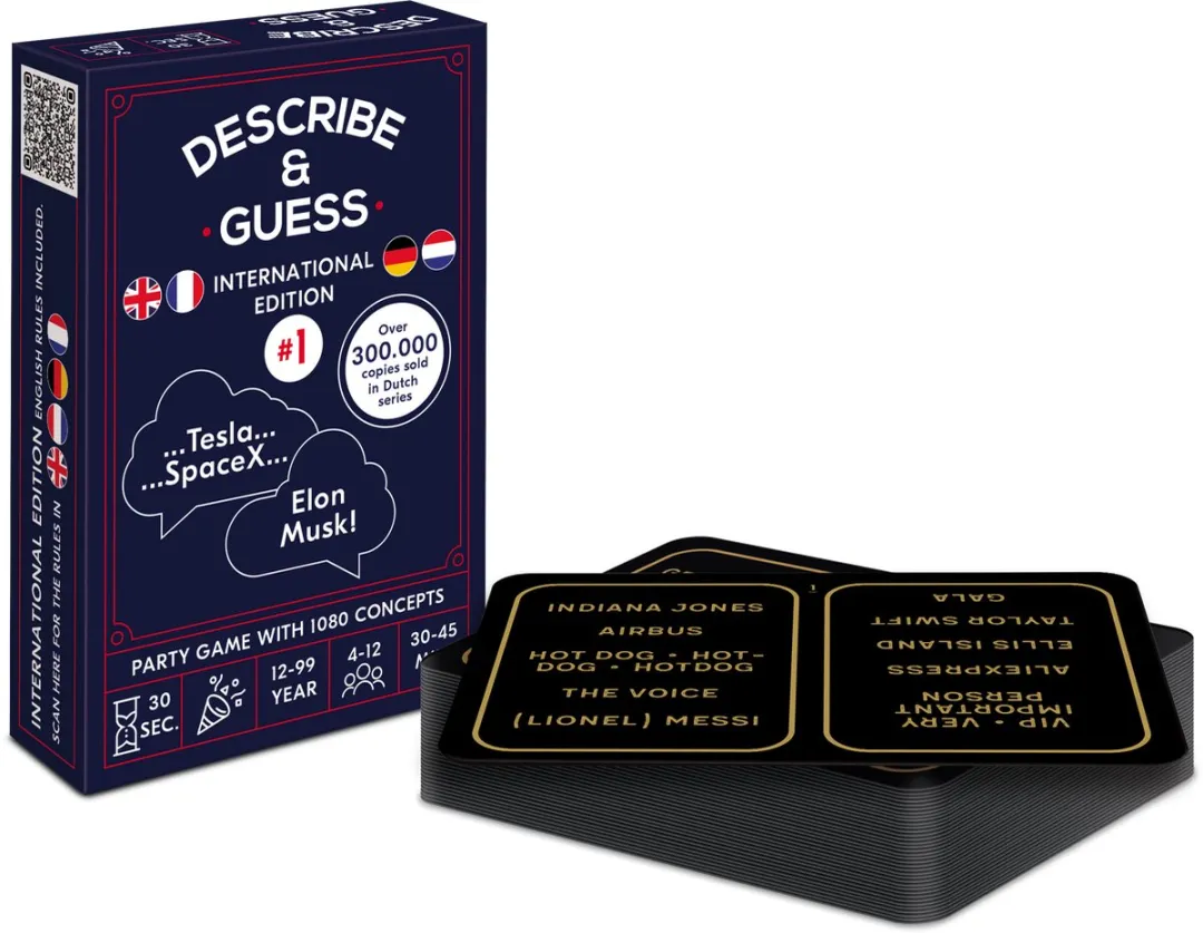 Combi-Deal Describe & Guess International + Letters - 12 Spelers