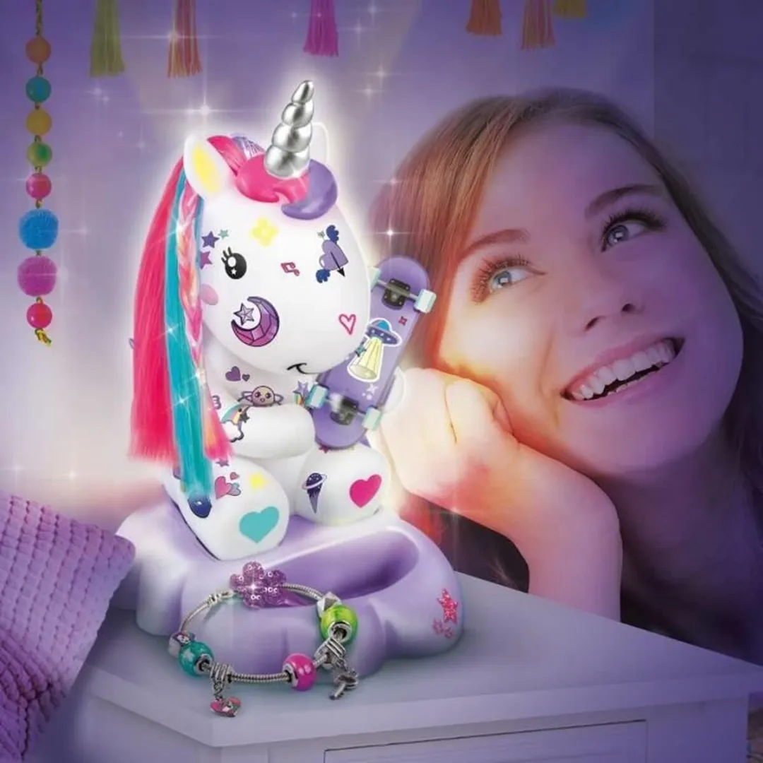 Canal Toys Cosmic Unicorn Verlichte Lamp - Multicolor