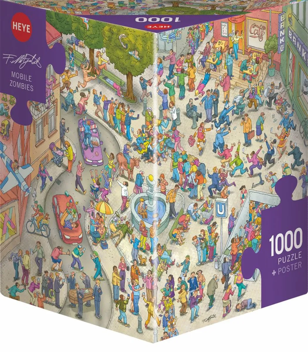 Heye Puzzel Mobile Zombies 1000 Stuks - Multicolor