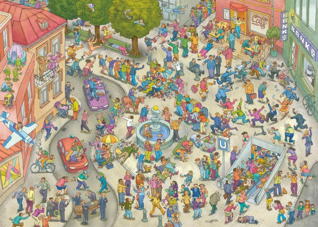 Heye Puzzel Mobile Zombies 1000 Stuks
