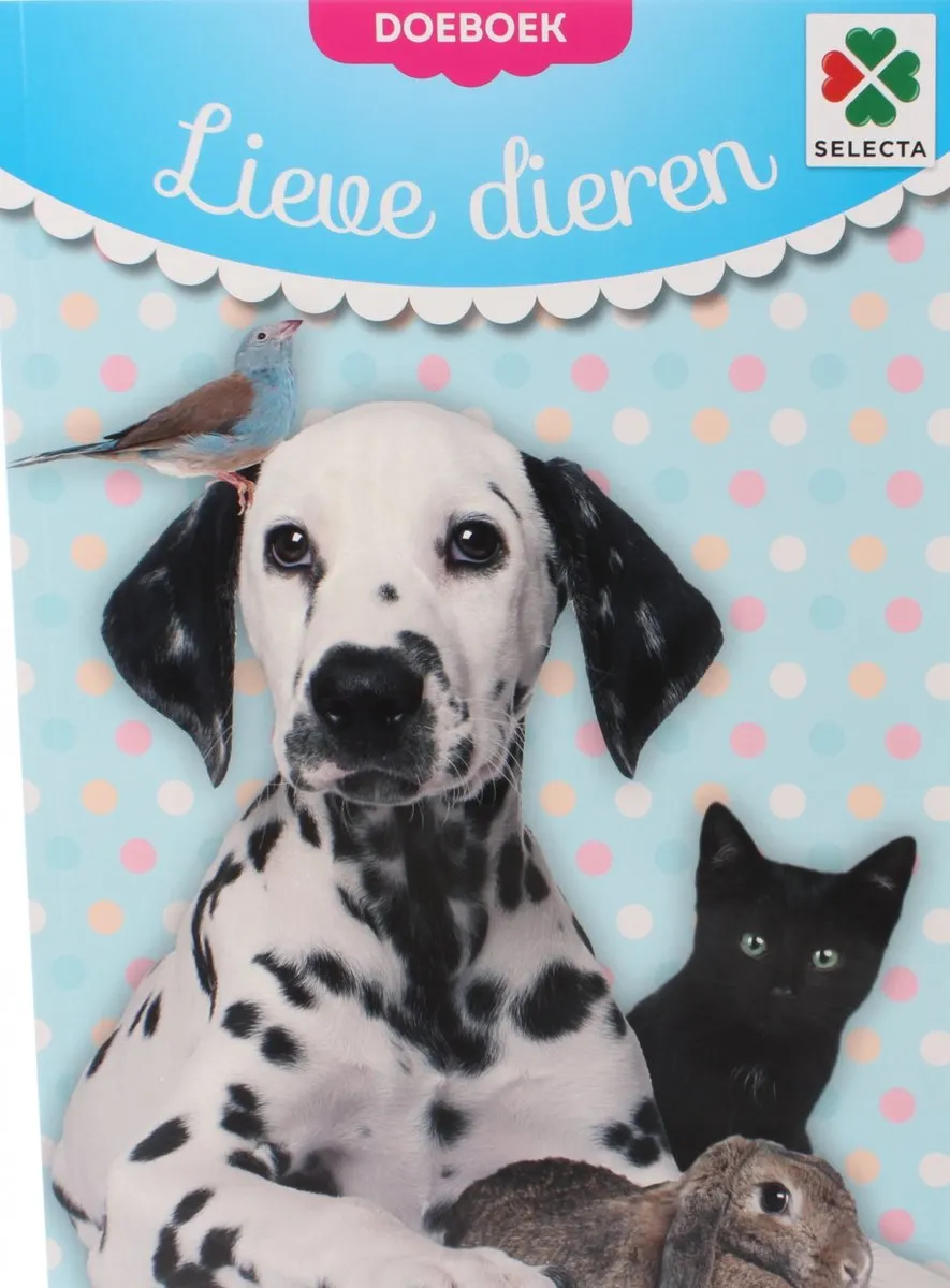 Selecta Lieve Dieren Doeboek - 48 Pagina's - Multicolor