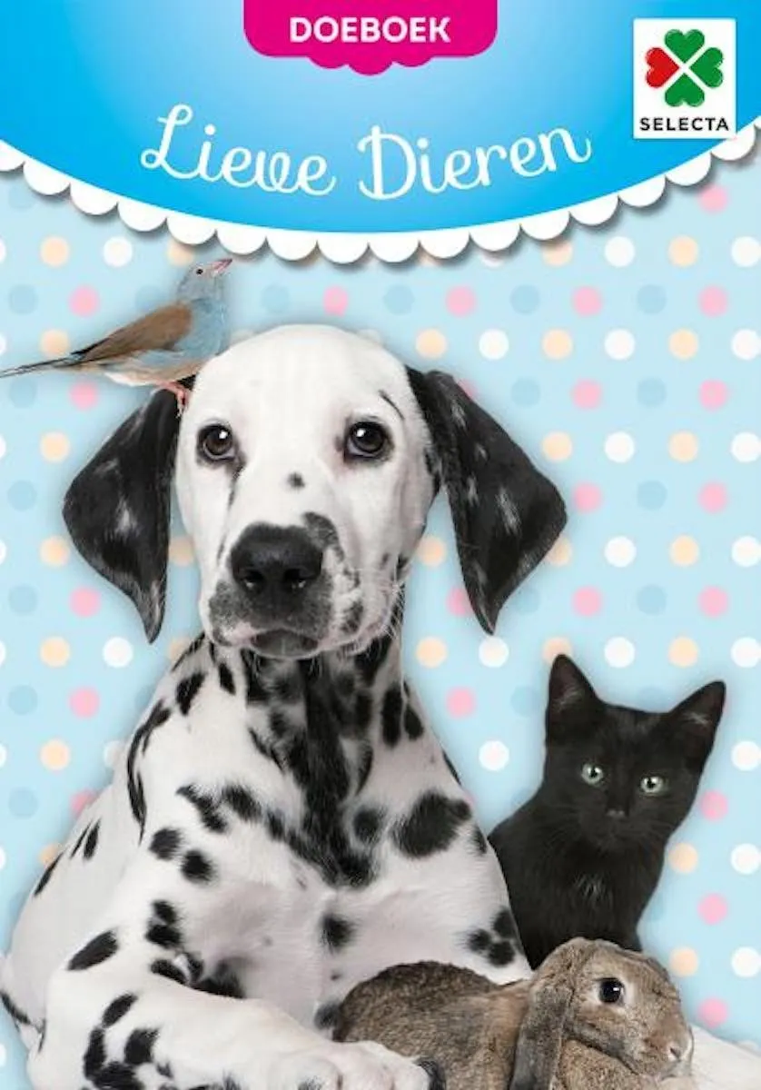 Selecta Lieve Dieren Doeboek - 48 Pagina's - Multicolor